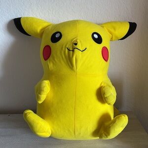 Large Pikachu Plush – Pokémon Stuffed Toy (Approx. 18–24”)